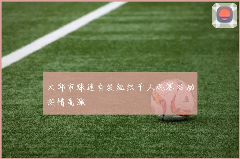 大邱市球迷自发组织千人观赛活动热情高涨